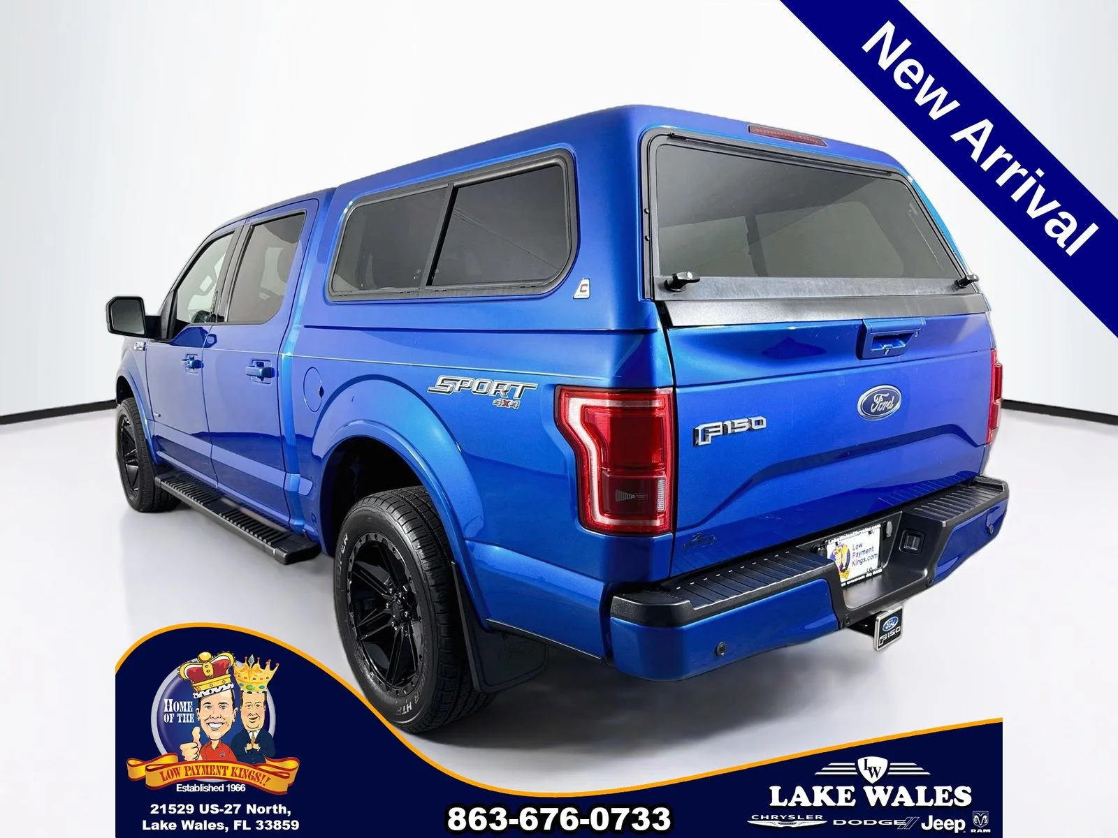 Certified Used 2016 Blue Ford Lariat image 5
