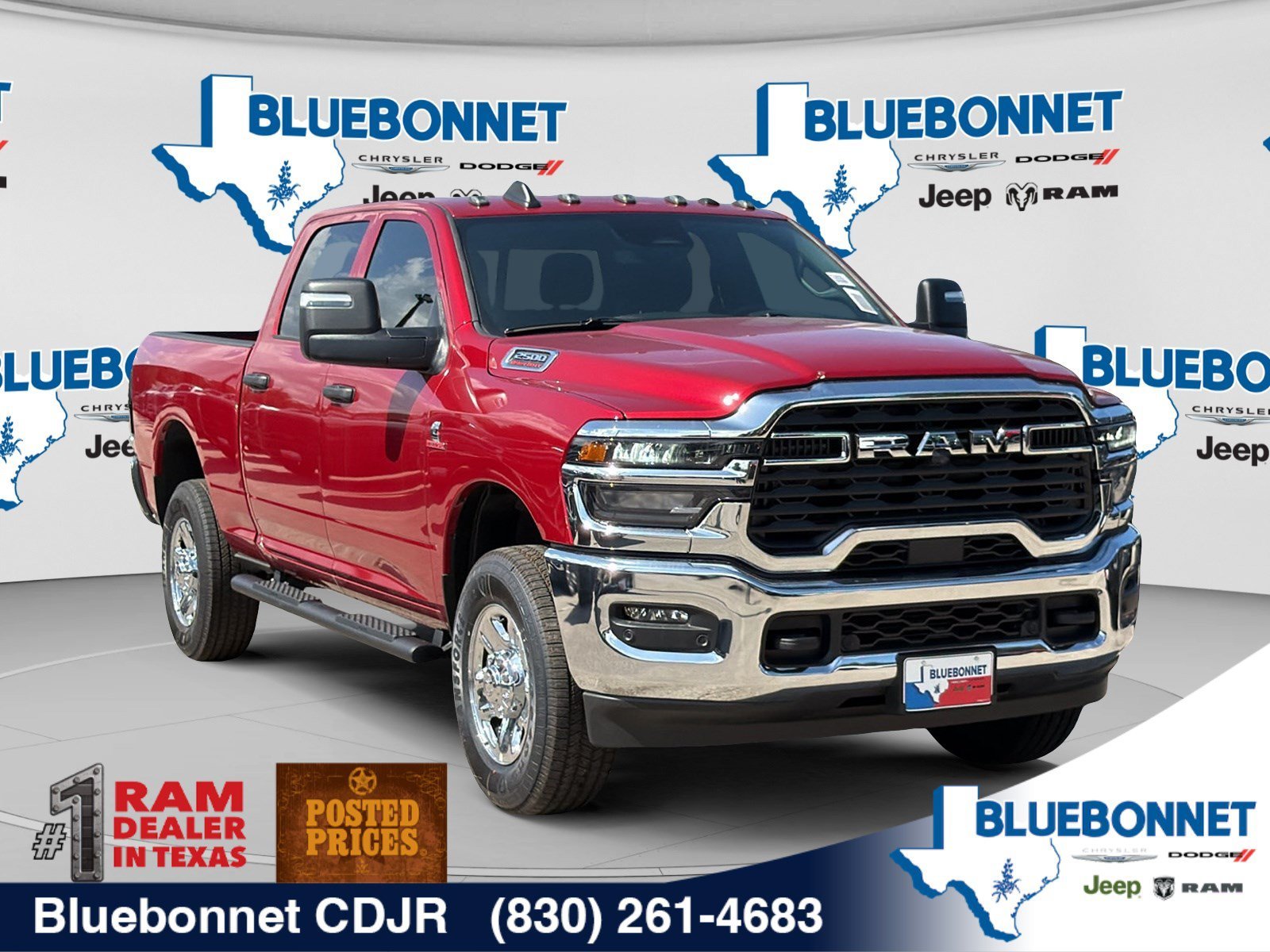 New 2026 Molten Red Pearl-Coat Exterior Paint RAM Tradesman image 3