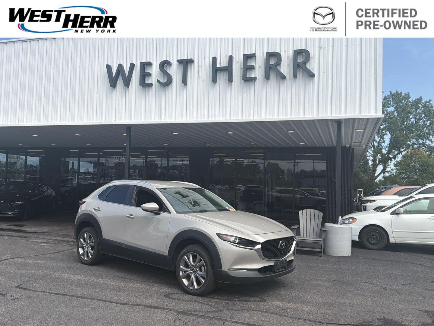 Certified Used 2023 Platinum Quartz Metallic Mazda 2.5 S Preferred Package image 1