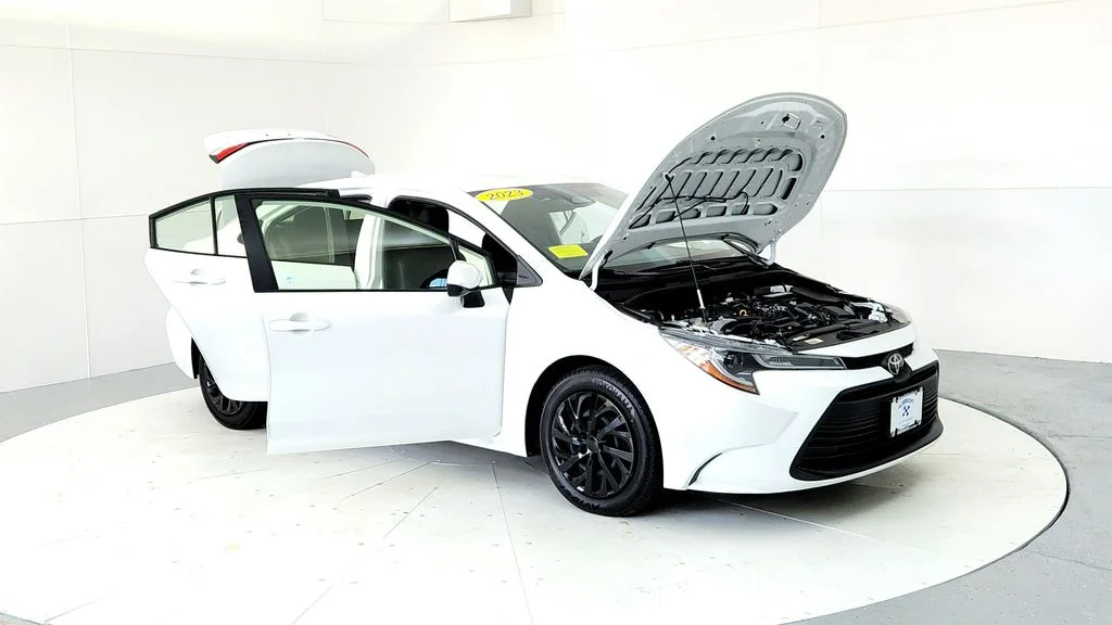 Certified Used 2023 Beige Toyota LE image 12