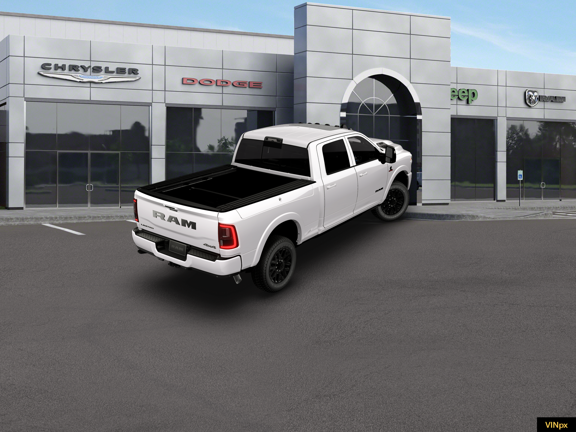 New 2026 Bright White Clearcoat RAM Limited image 7
