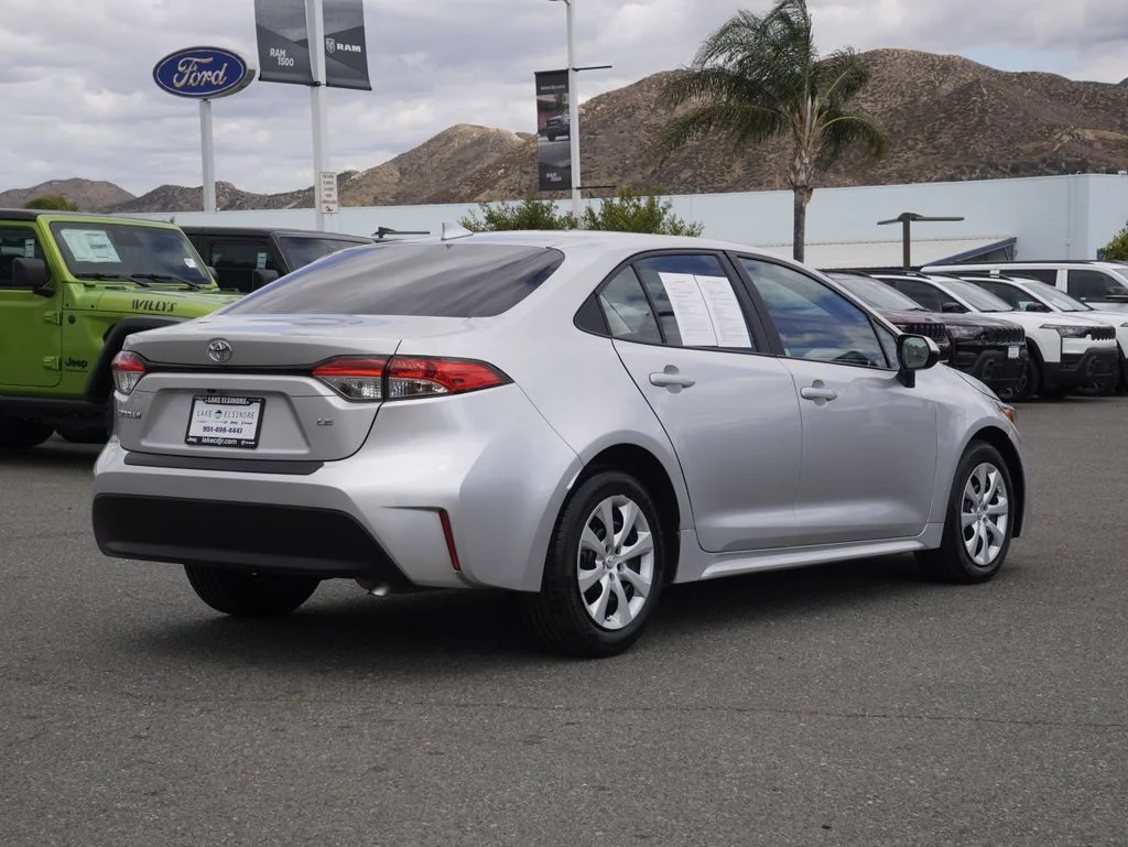 Certified Used 2025 Silver Toyota LE image 3
