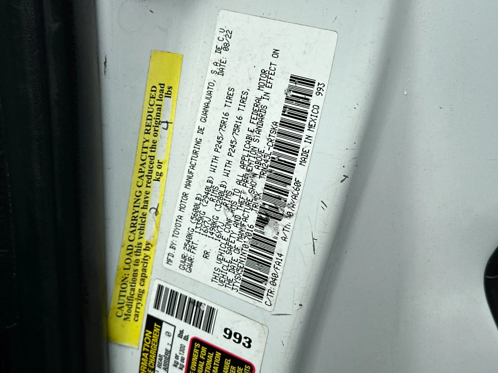 Used 2022 White Toyota SR image 31