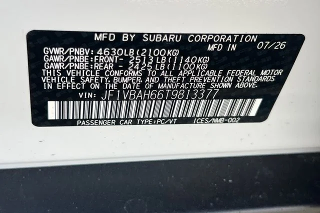 New 2026 CERAMIC WHITE Subaru Base image 23