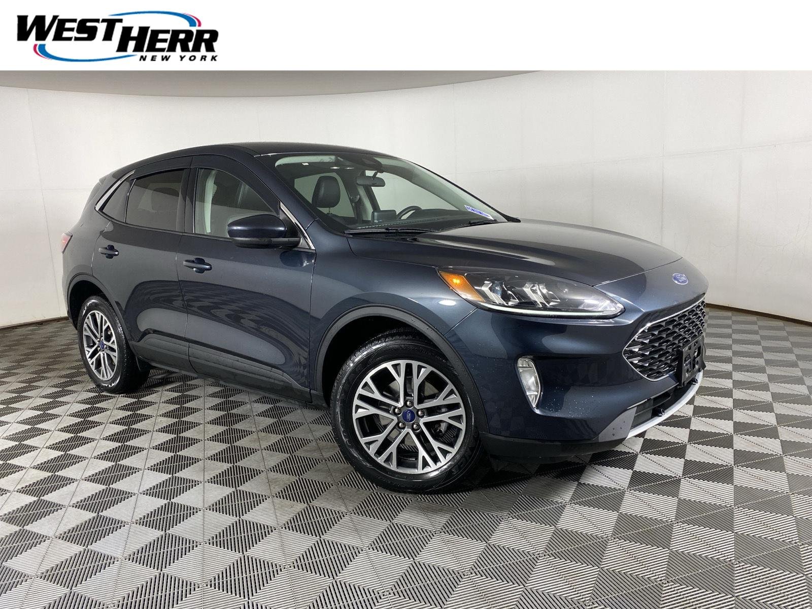 Used 2022 Stone Blue Ford SEL image 1