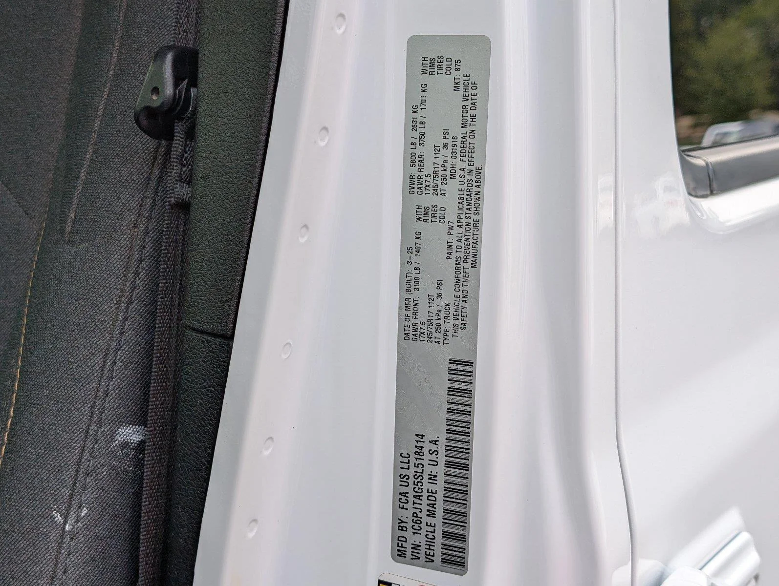 Used 2025 Bright White Clearcoat Jeep Sport S image 13