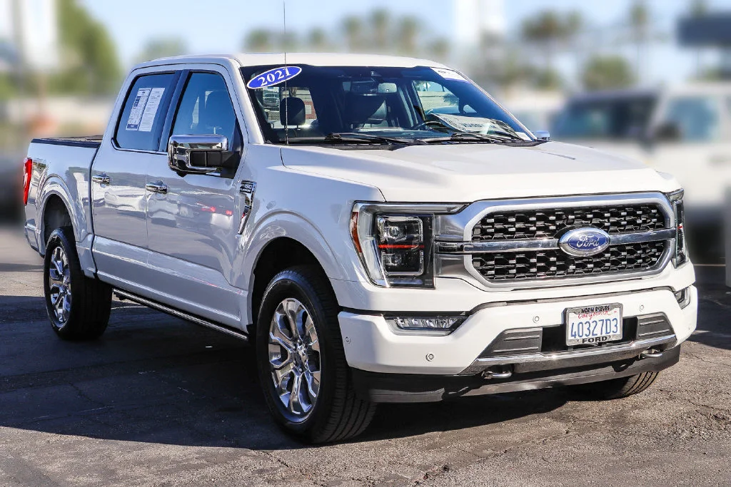 Certified Used 2021 White Ford Platinum image 4