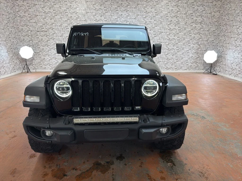 Used 2021 Black Jeep Unlimited Sport image 2