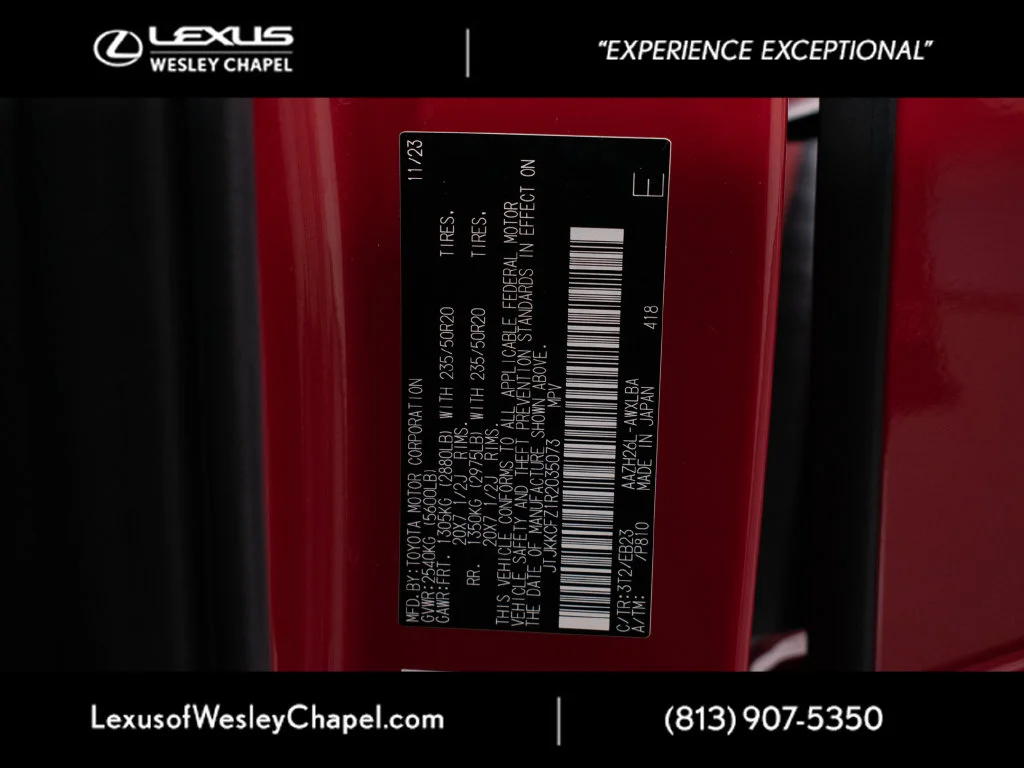 Certified Used 2024 Red Lexus 450h+ F SPORT image 28