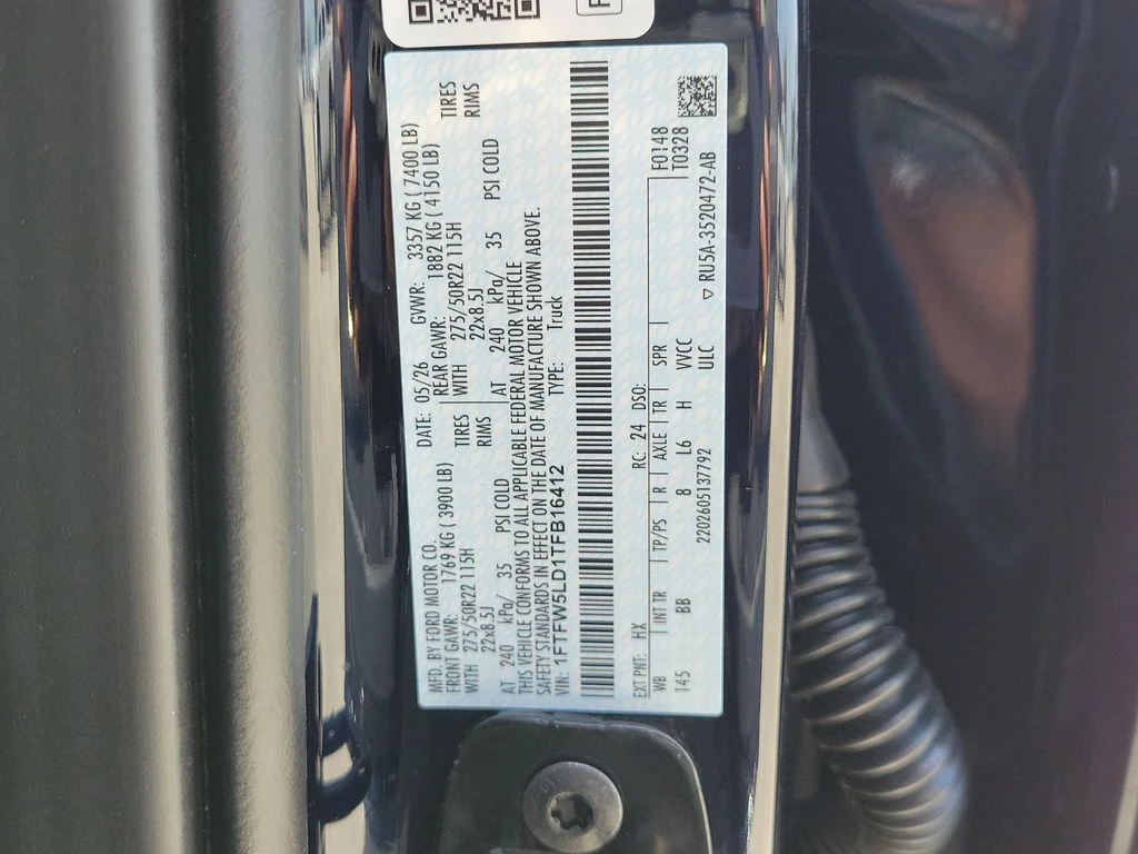 New 2026 Antimatter Blue Metallic Ford Lariat® image 27