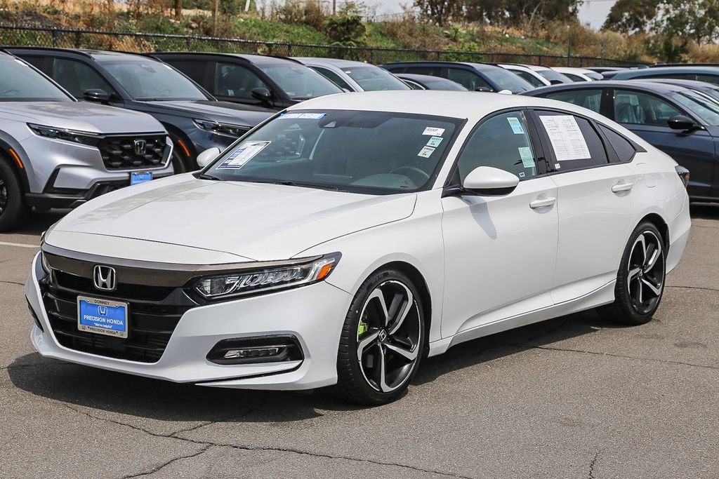 Used 2019 Platinum White Pearl Honda Sport image 3