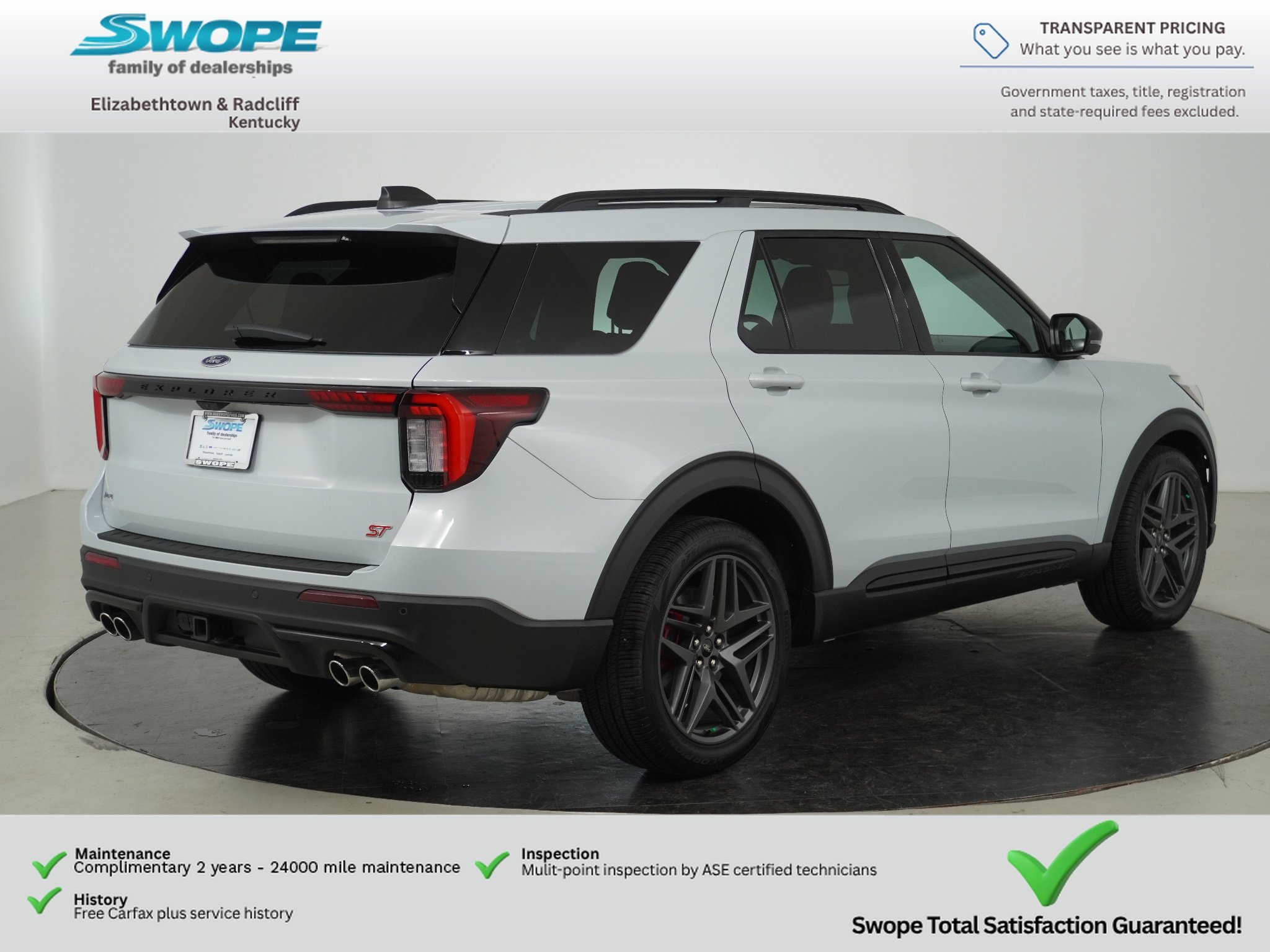 Used 2026 Space White Metallic Ford ST image 3