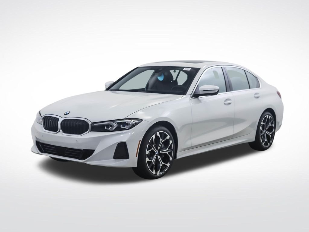 Certified Used 2025 White Metallic BMW 330i xDrive image 1