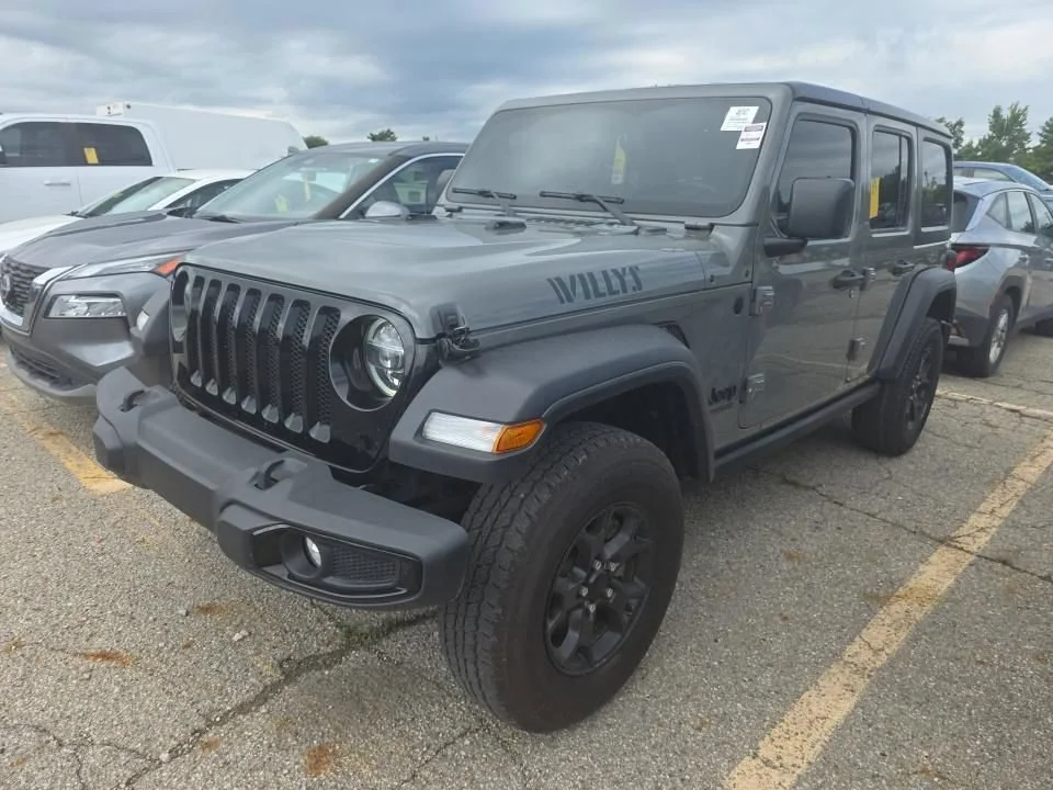 Used 2021 Gray Jeep Unlimited Willys image 5