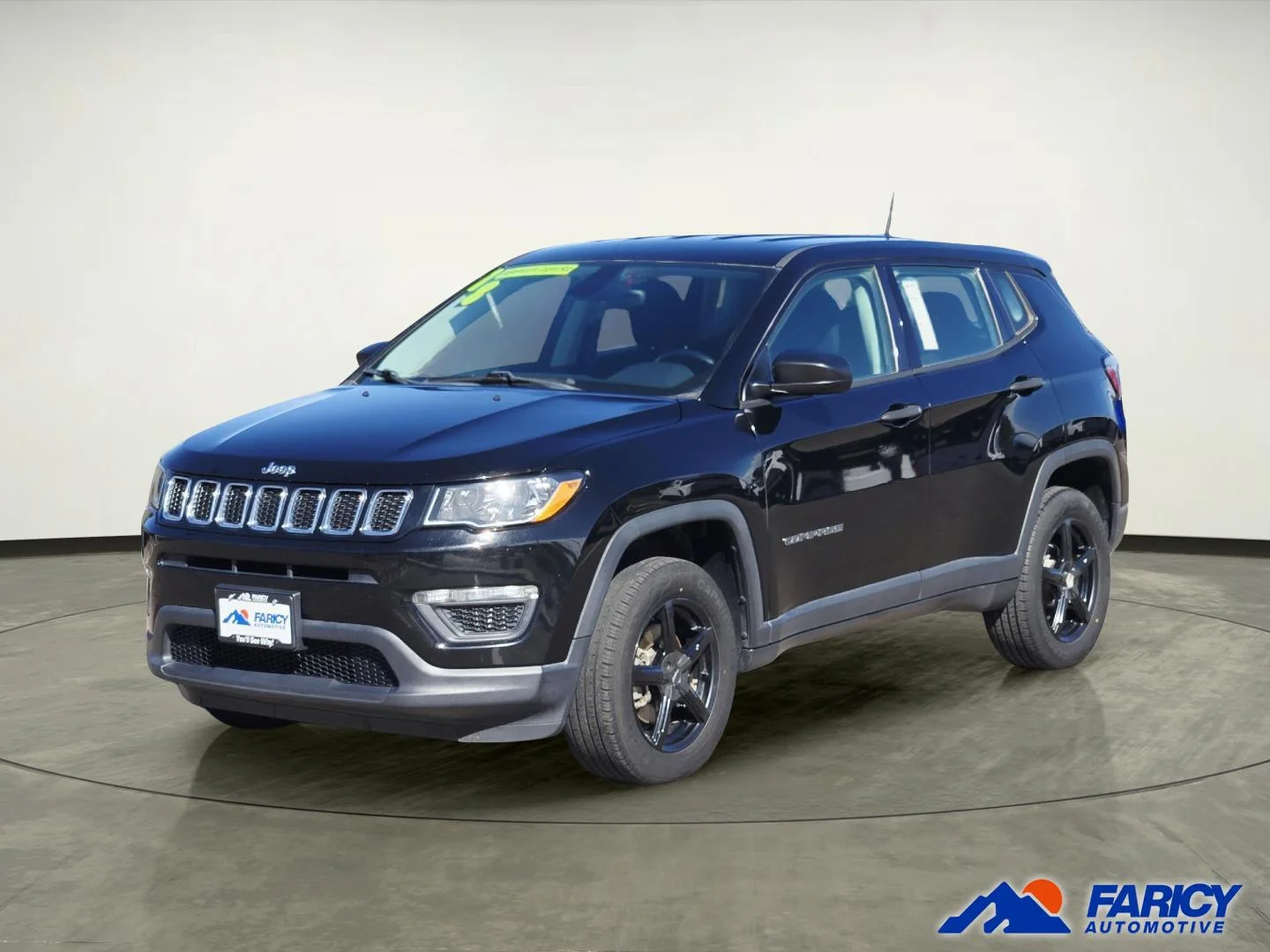 Used 2018 BLACK JEEP SPORT image 1
