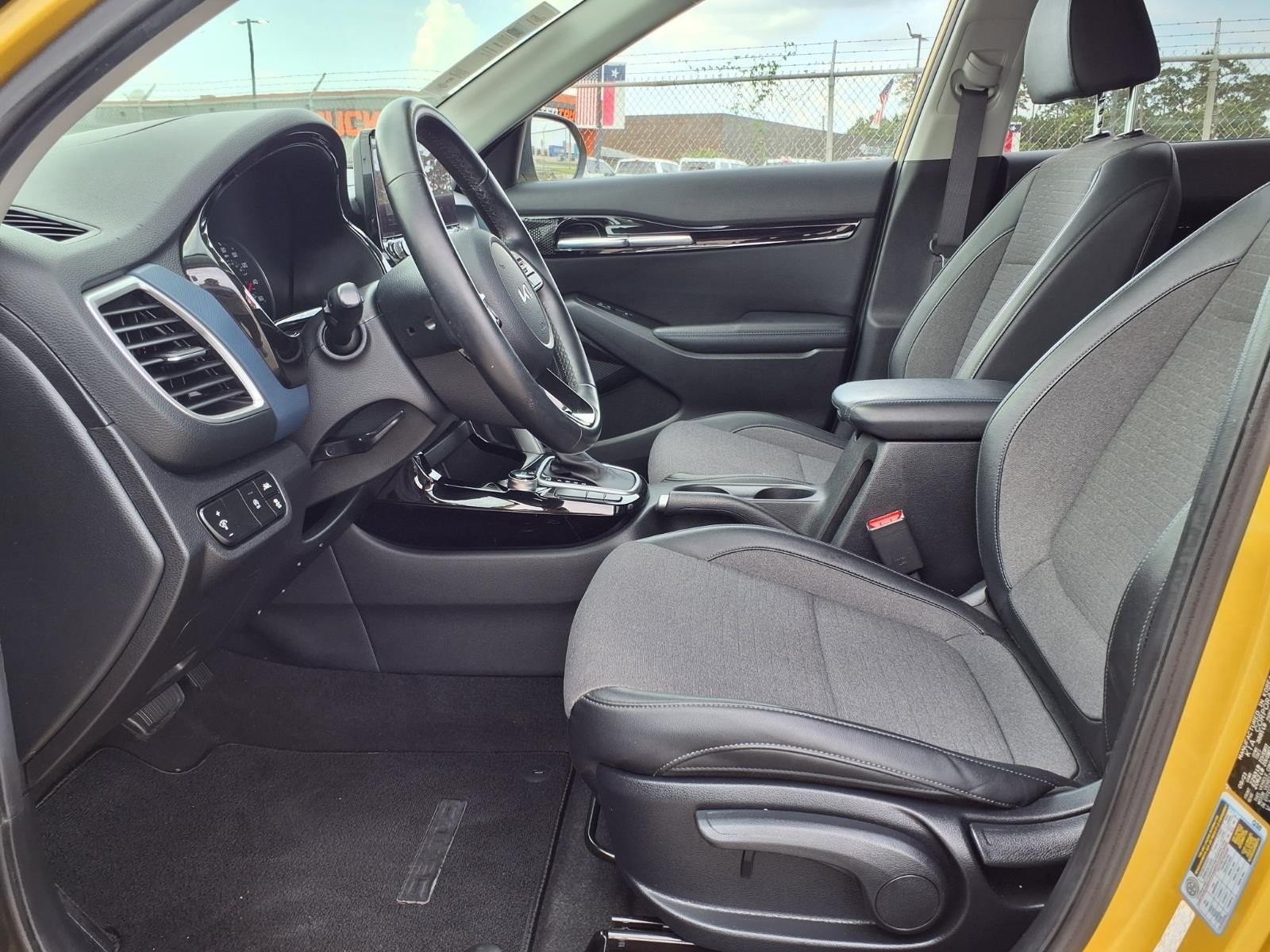 2022 Kia Seltos S Yellow at Group 1 GMC Buick South