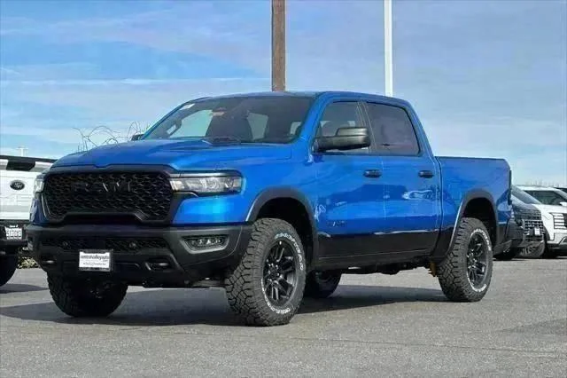 New 2026 Hydro Blue Pearl-Coat Exterior Paint RAM REBEL image 8
