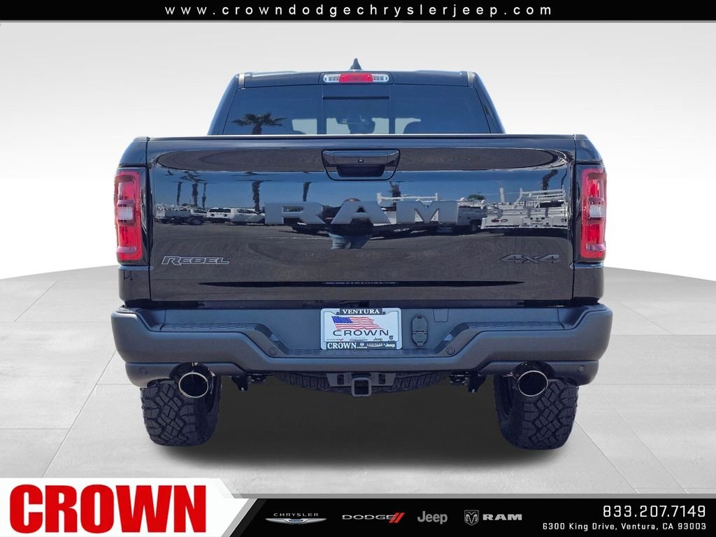 New 2026 Diamond Black Crystal Pearl-Coat Exterior Paint RAM Rebel image 6