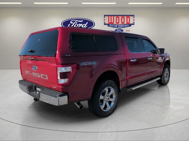 Used 2022 Red Metallic Ford Lariat image 2