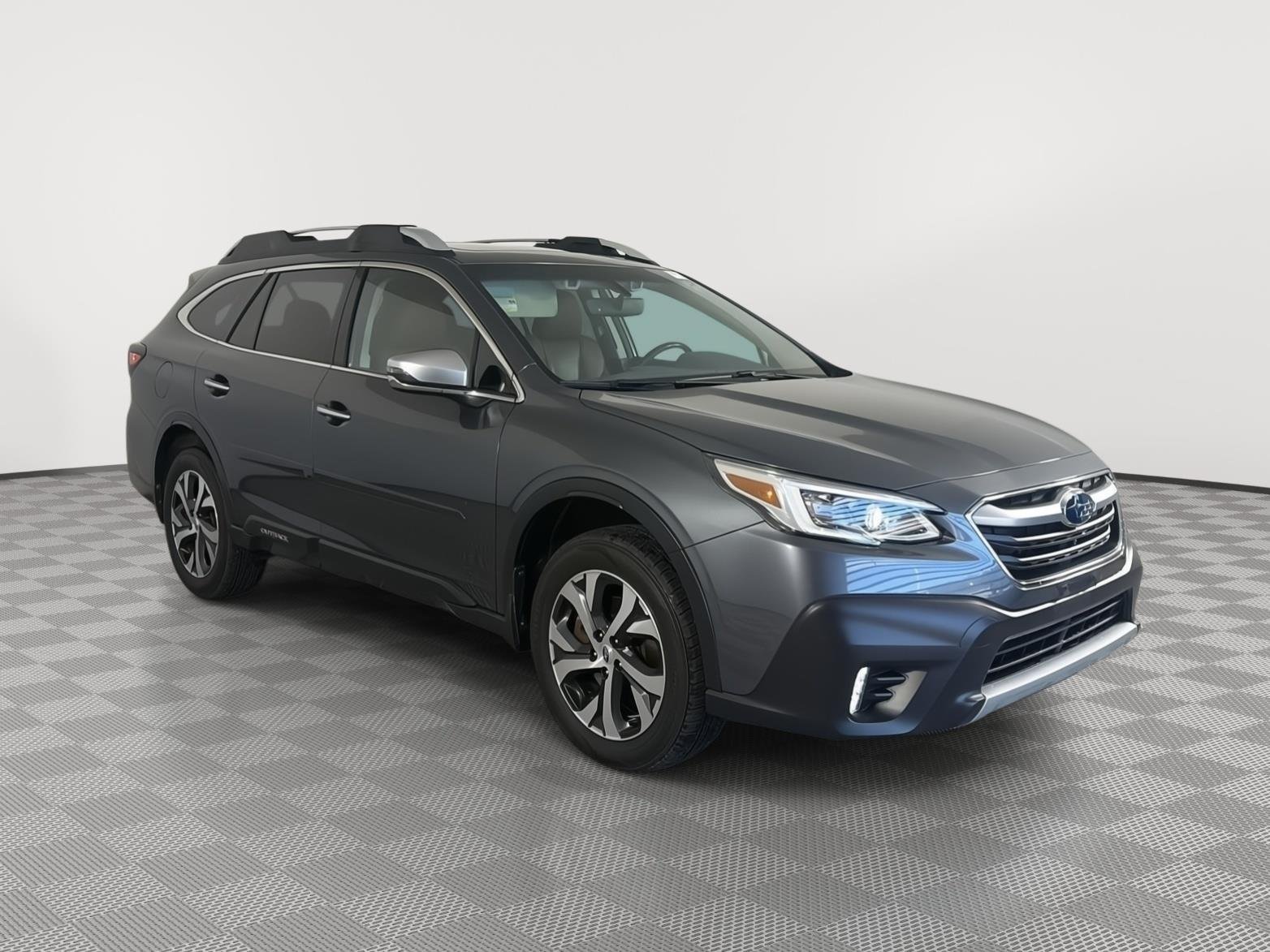 Used 2020 Magnetite Gray Metallic Subaru Touring image 1