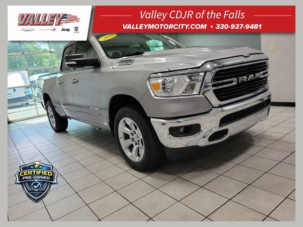 Certified Used 2021 Silver Ram Big Horn/Lone Star image 1