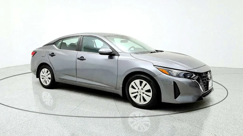 Used 2024 Atlantic Gray Metallic Nissan S CVT image 3