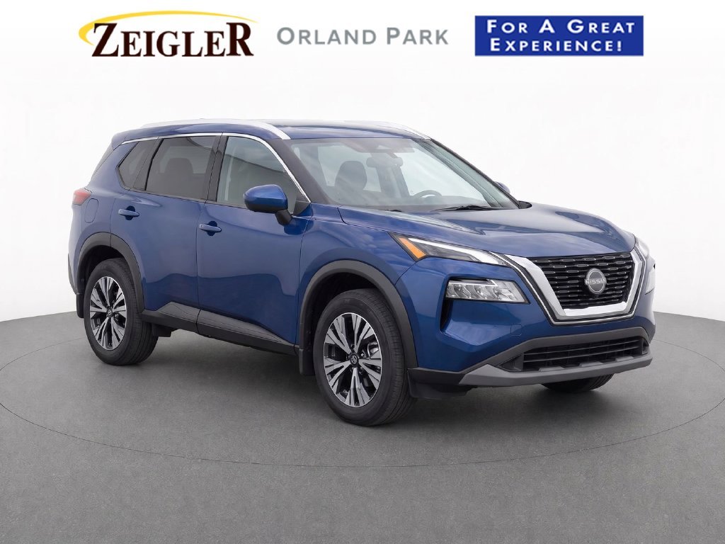 Certified Used 2023 Blue Nissan SV image 1