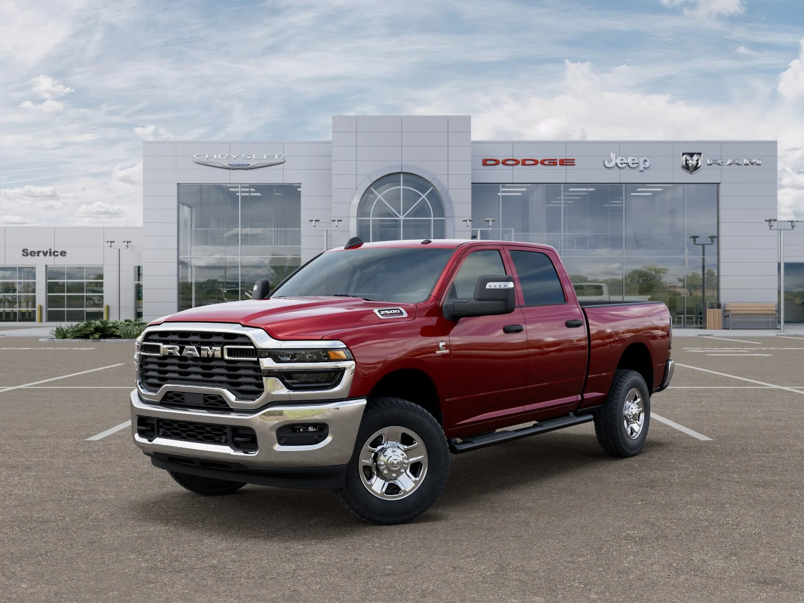 New 2026 Molten Red Pearl-Coat Exterior Paint RAM Tradesman image 31