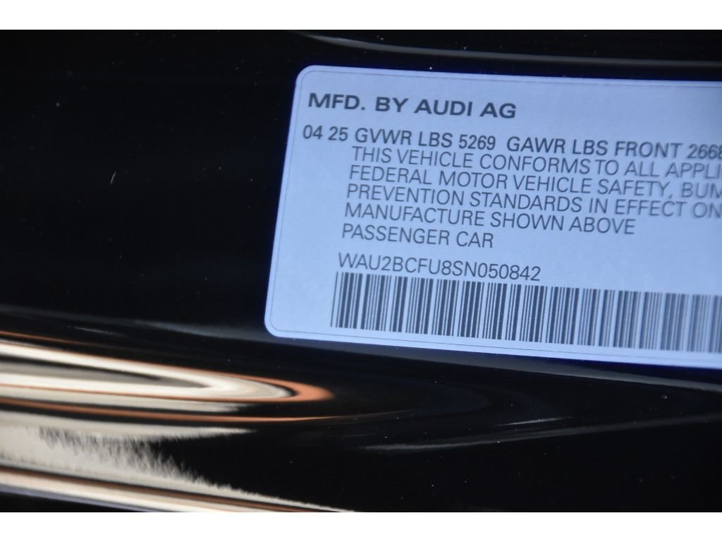 Used 2025 Mythos Black Metallic Audi Premium Plus image 28