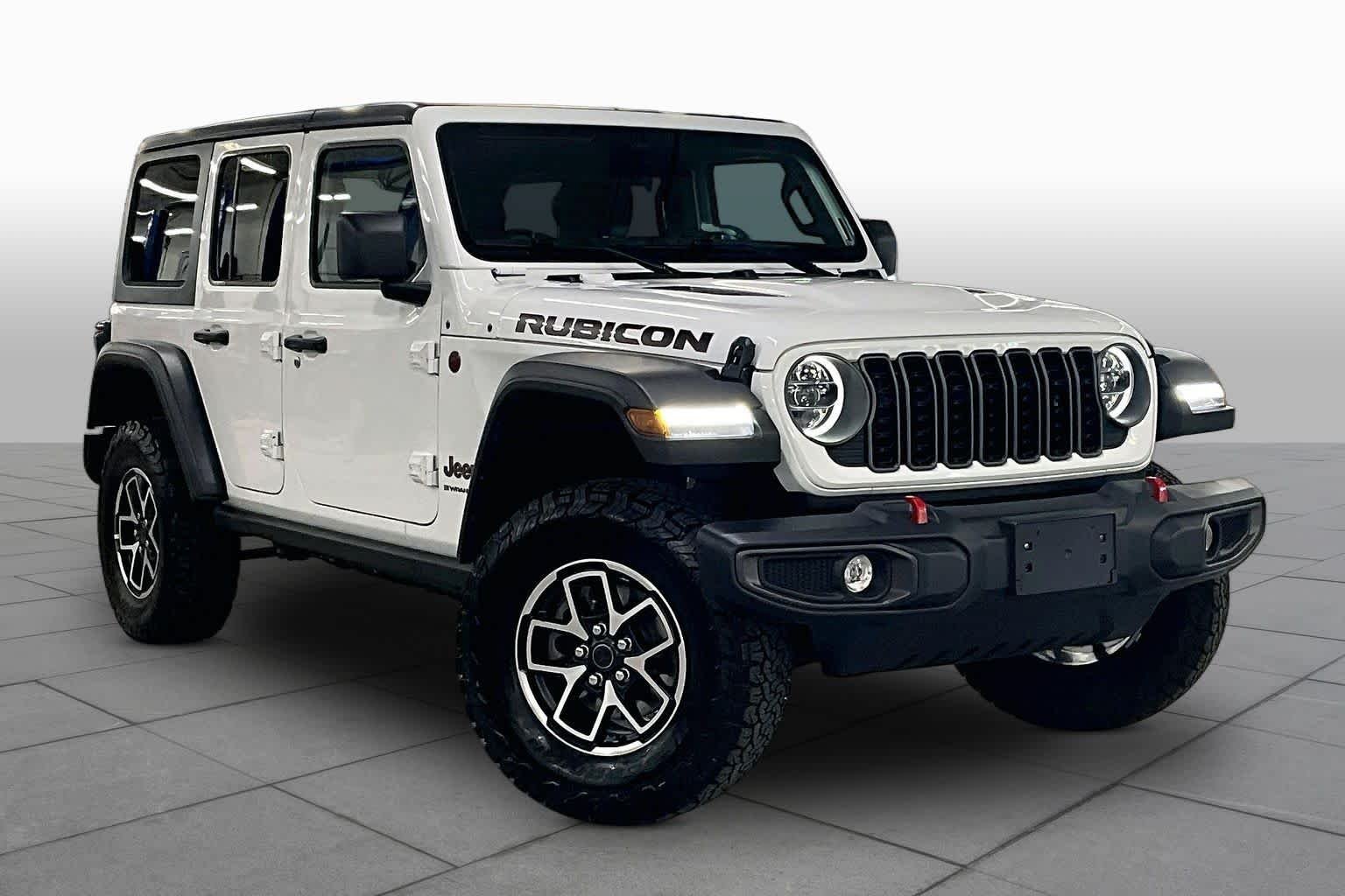 Used 2026 Bright White Clearcoat Jeep Rubicon image 3