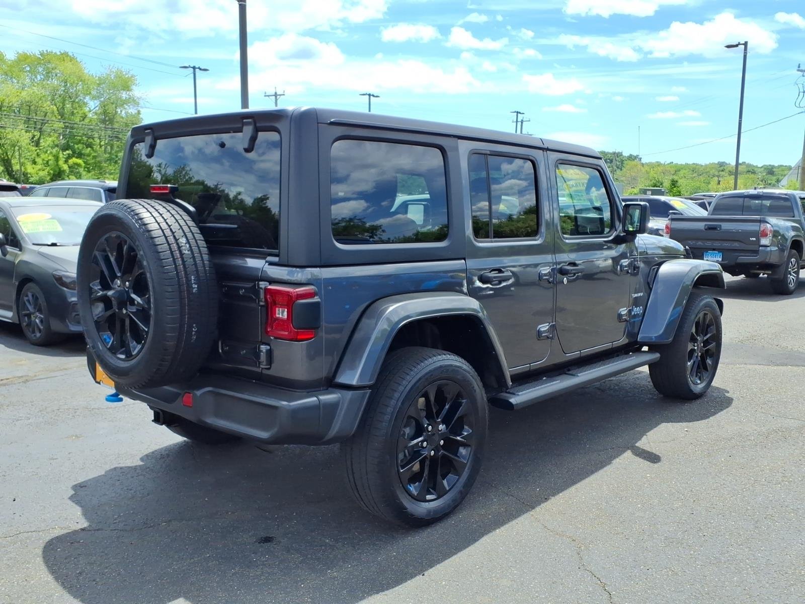 Certified Used 2023 Gray Jeep Sahara 4xe image 8