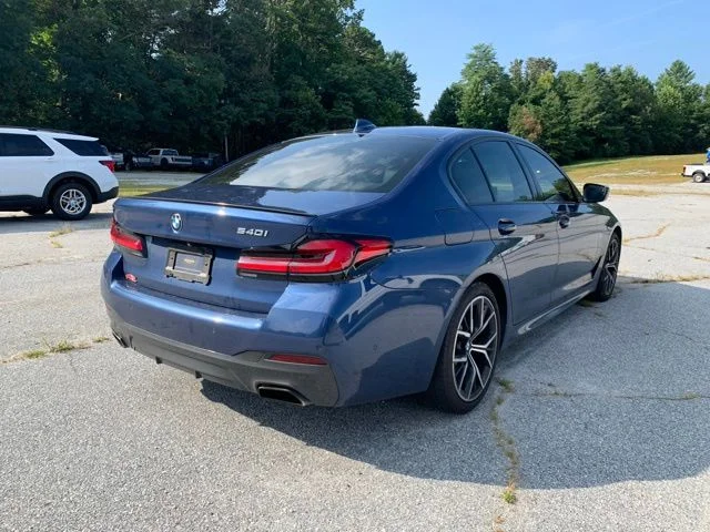 Used 2021 Blue BMW 540i image 8