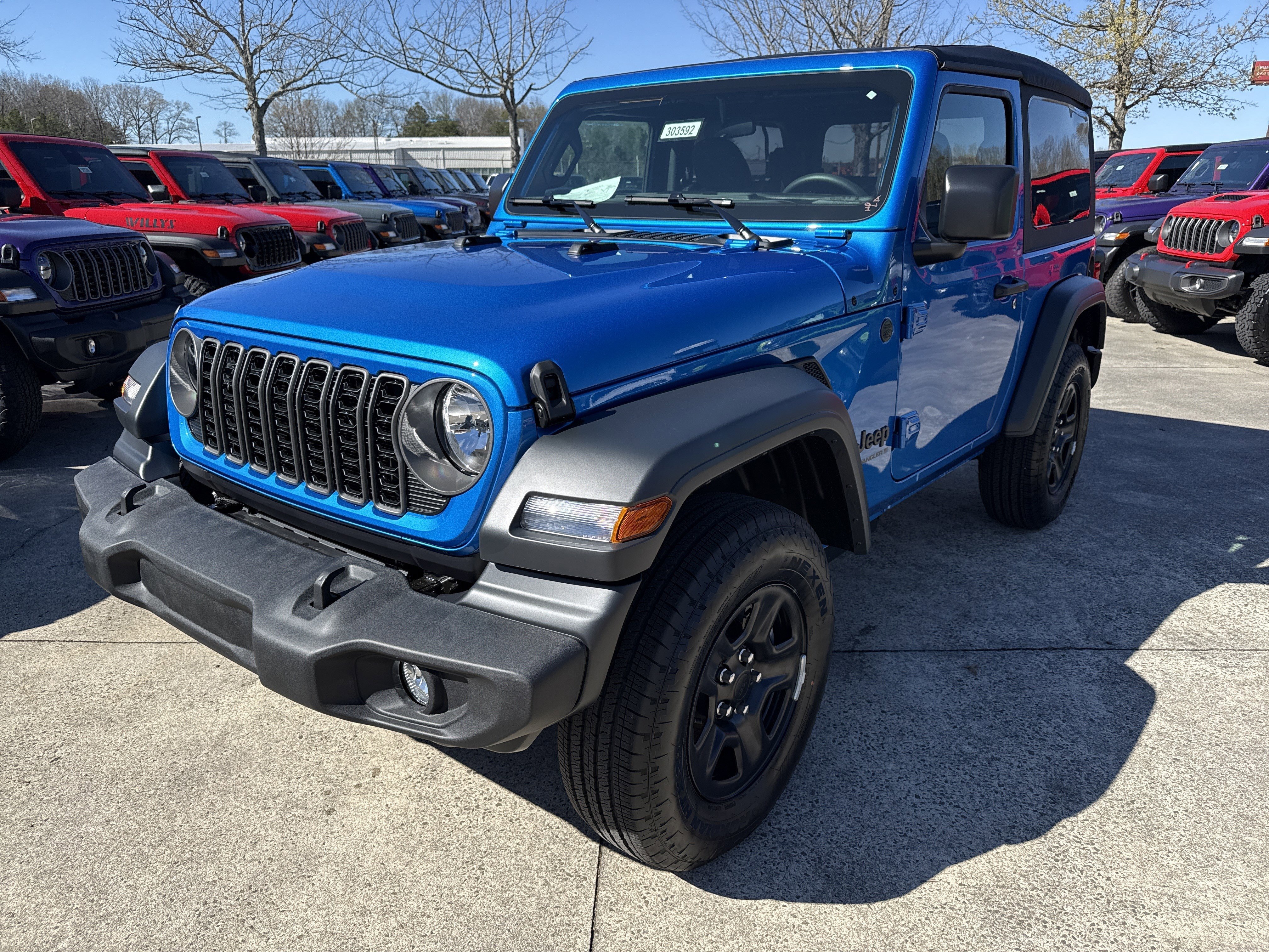 New 2026 Hydro Blue Pearlcoat Jeep Sport image 3
