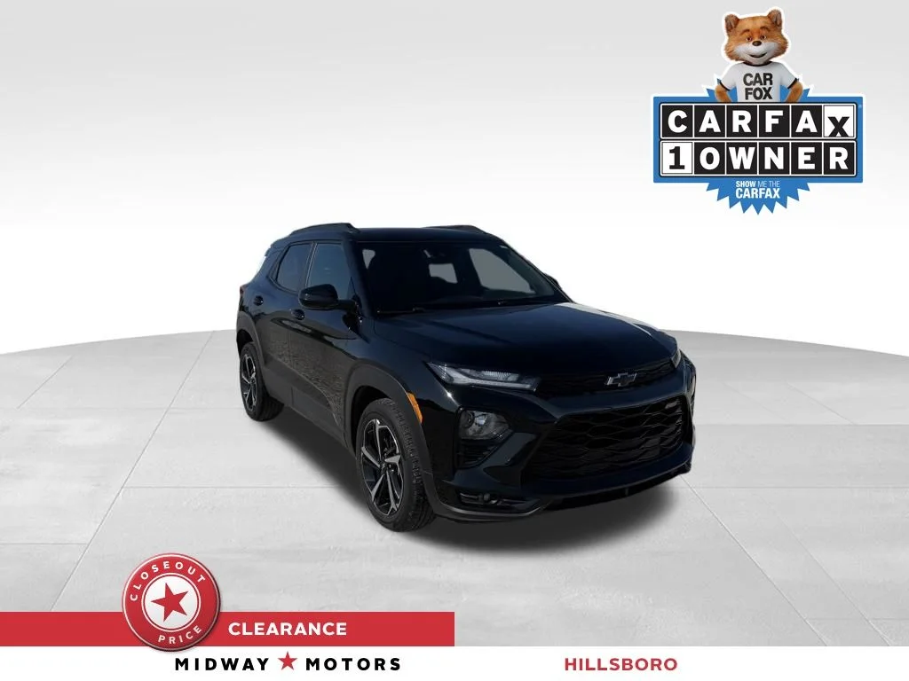 Certified Used 2022 Black Chevrolet RS image 1