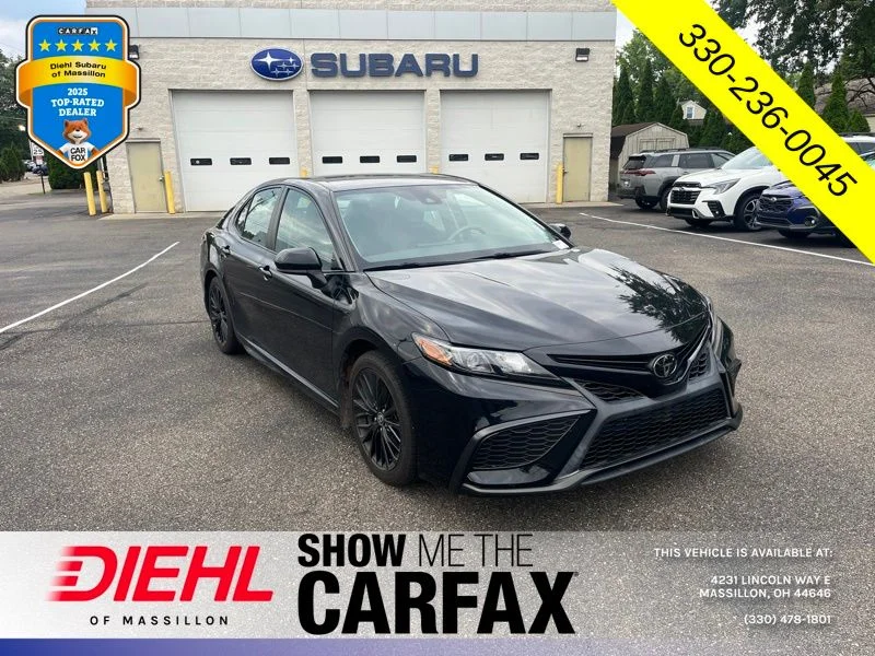 Used 2021 Black Toyota SE Nightshade image 1