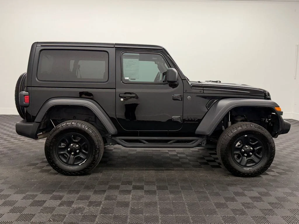 Used 2025 Black Clearcoat Jeep 2-Door Sport 4x4 image 8