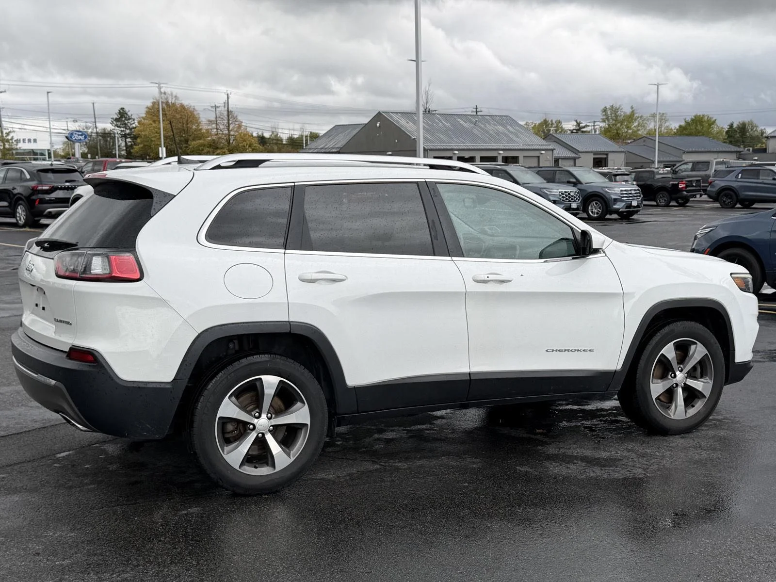Used 2019 Bright White Clearcoat Jeep Limited image 6