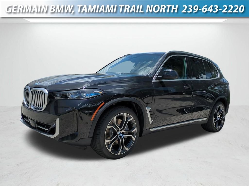 New 2026 Black Sapphire Metallic BMW xDrive50e image 1