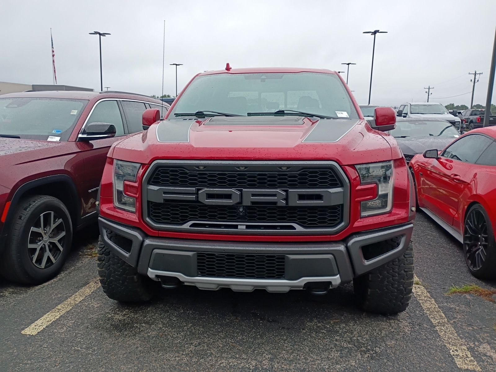 Certified Used 2020 Red Ford Raptor image 2