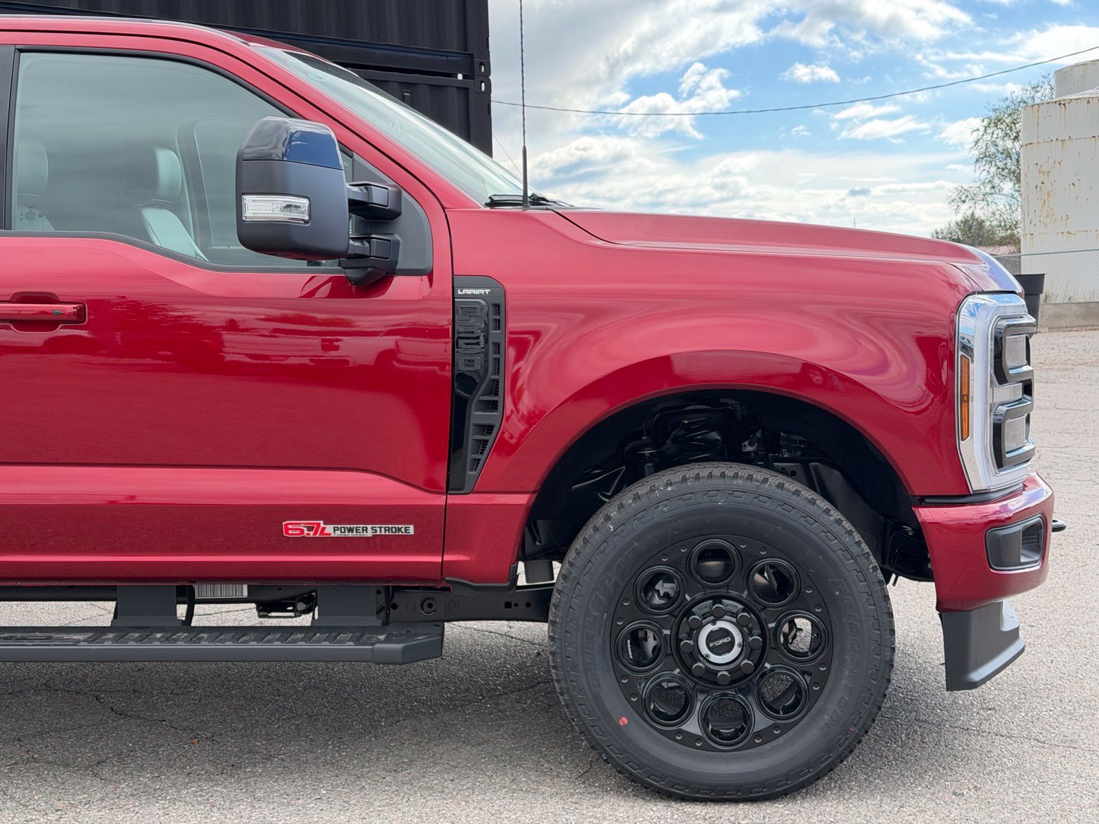 New 2027 Ruby Red Metallic Tinted Clearcoat Ford F-350® Lariat® image 4