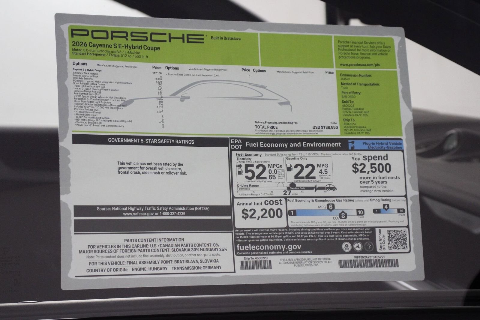 2026 Porsche Cayenne Coupe S E-Hybrid - Photo 25