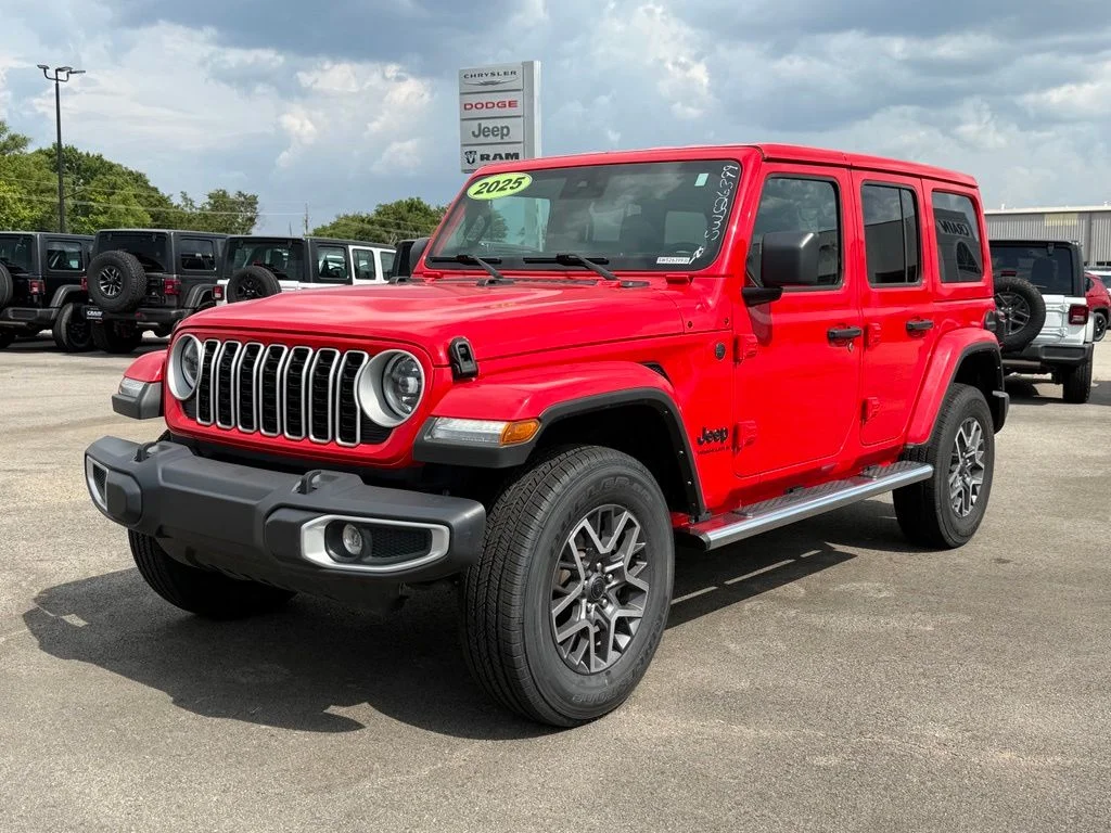 Used 2025 Red Jeep Sahara image 3