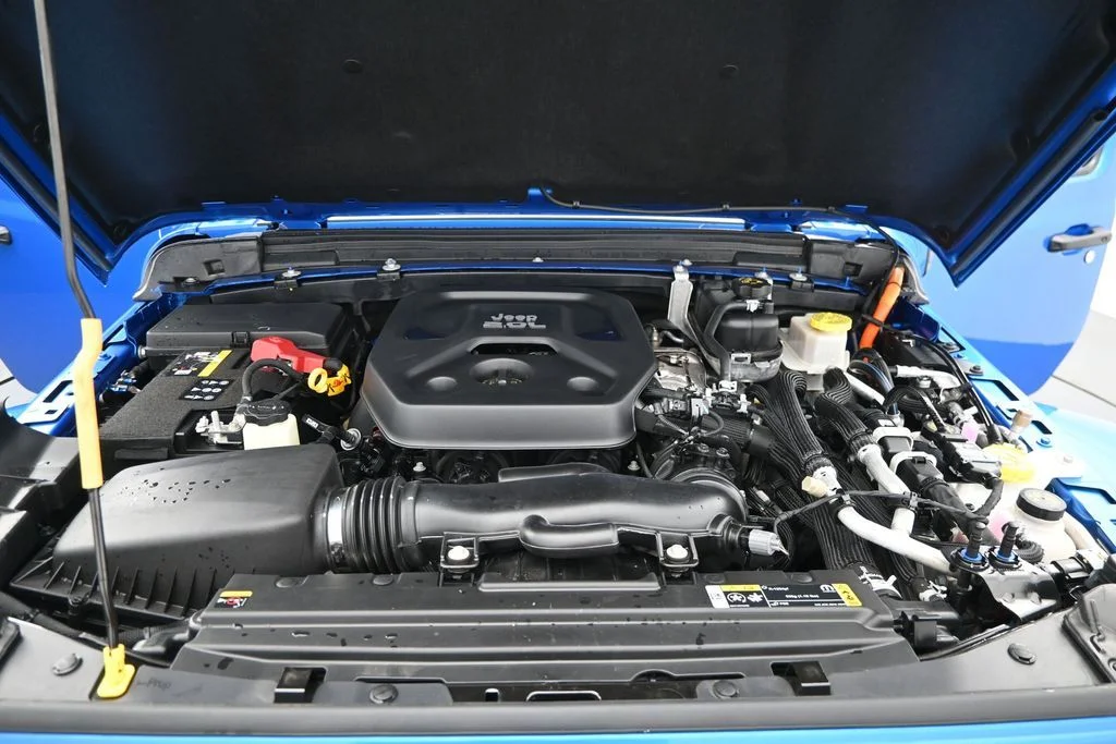 Used 2022 Blue Jeep Unlimited Sahara 4xe image 16