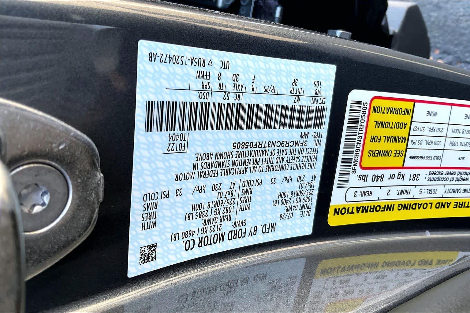 New 2026 Carbonized Gray Metallic Ford Outer Banks image 20