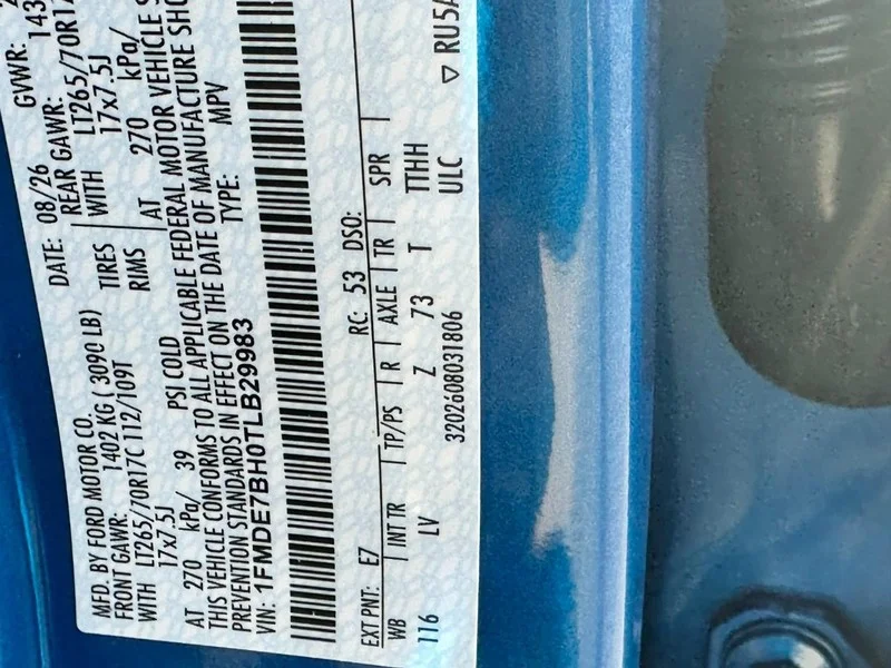 New 2026 Velocity Blue Metallic Ford Big Bend 4 Door 4x4 image 16