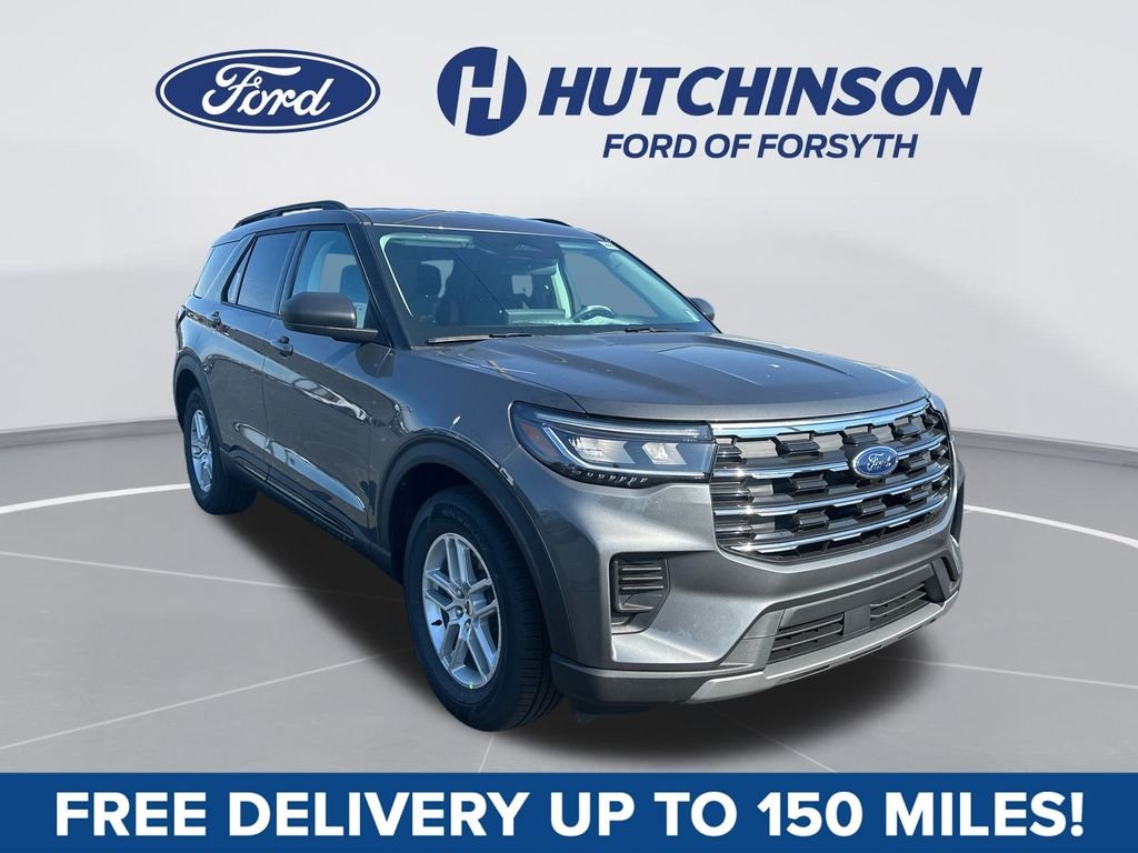 Gray Metallic 2026 Ford Explorer SUV / Crossover Rear-Wheel Drive 
