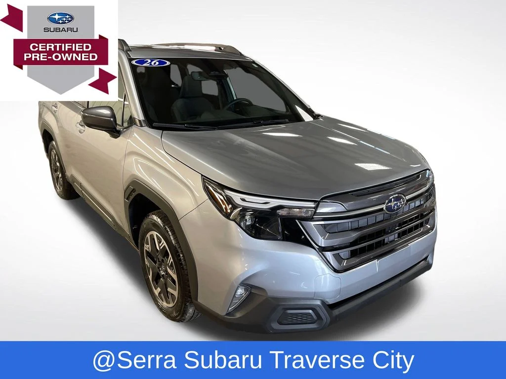 Certified Used 2026 Silver Subaru Premium image 1
