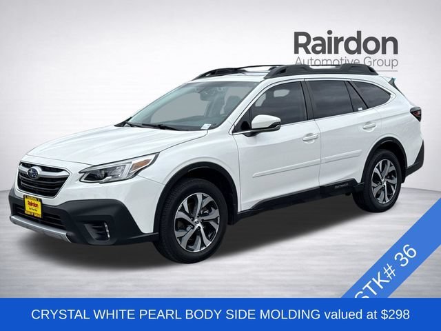 Used 2022 Crystal White Pearl Subaru Limited image 3