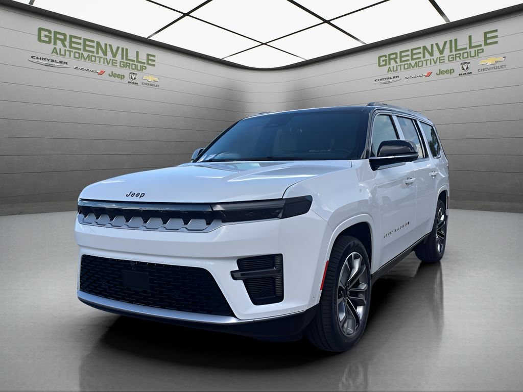 New 2026 Bright White Clear-Coat Exterior Paint Jeep Summit Premium 4x4 image 1