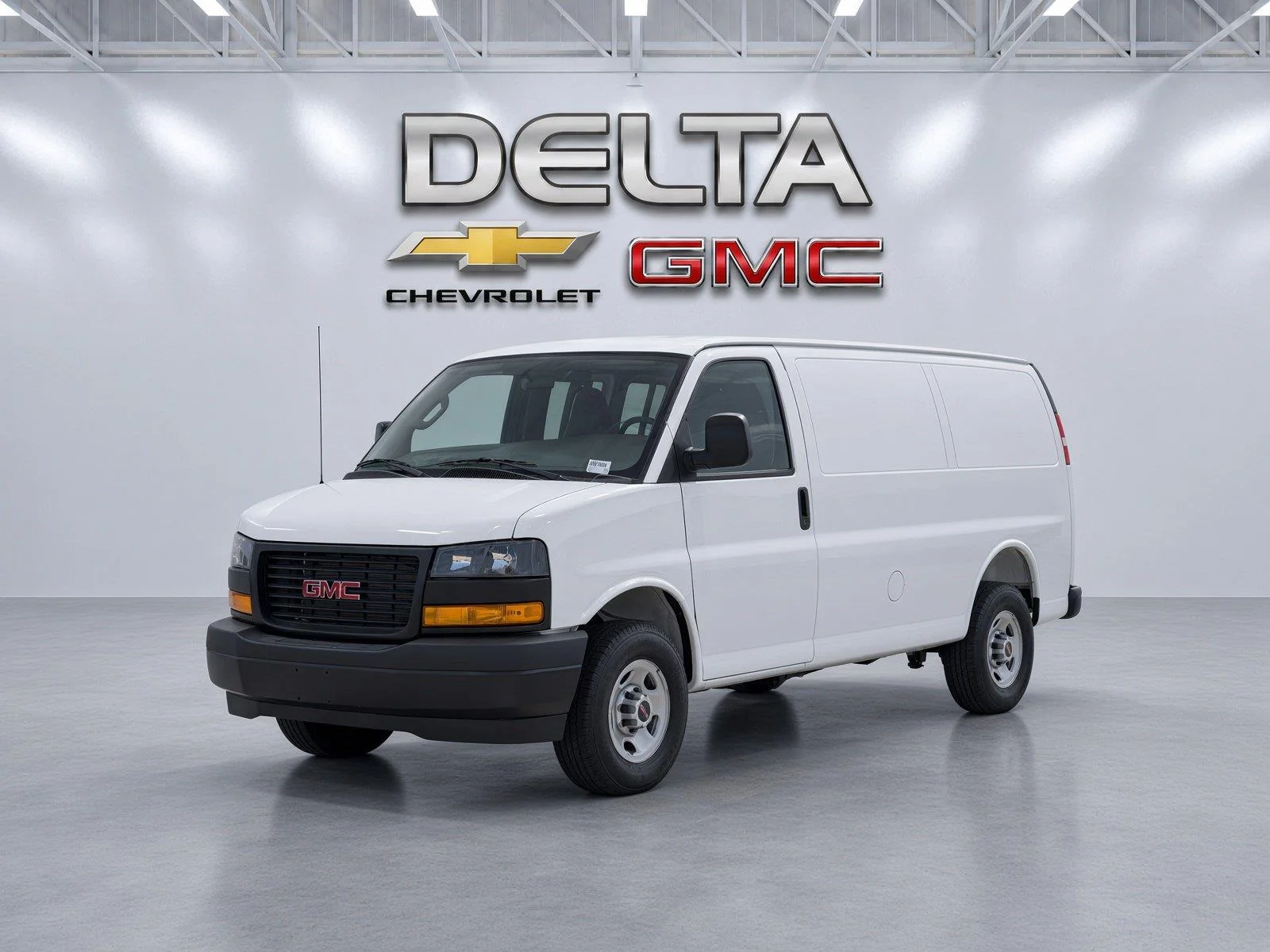 New 2026 Summit White GMC Work Van image 1